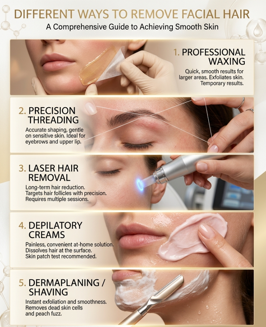Best Ways to Remove Facial Hair